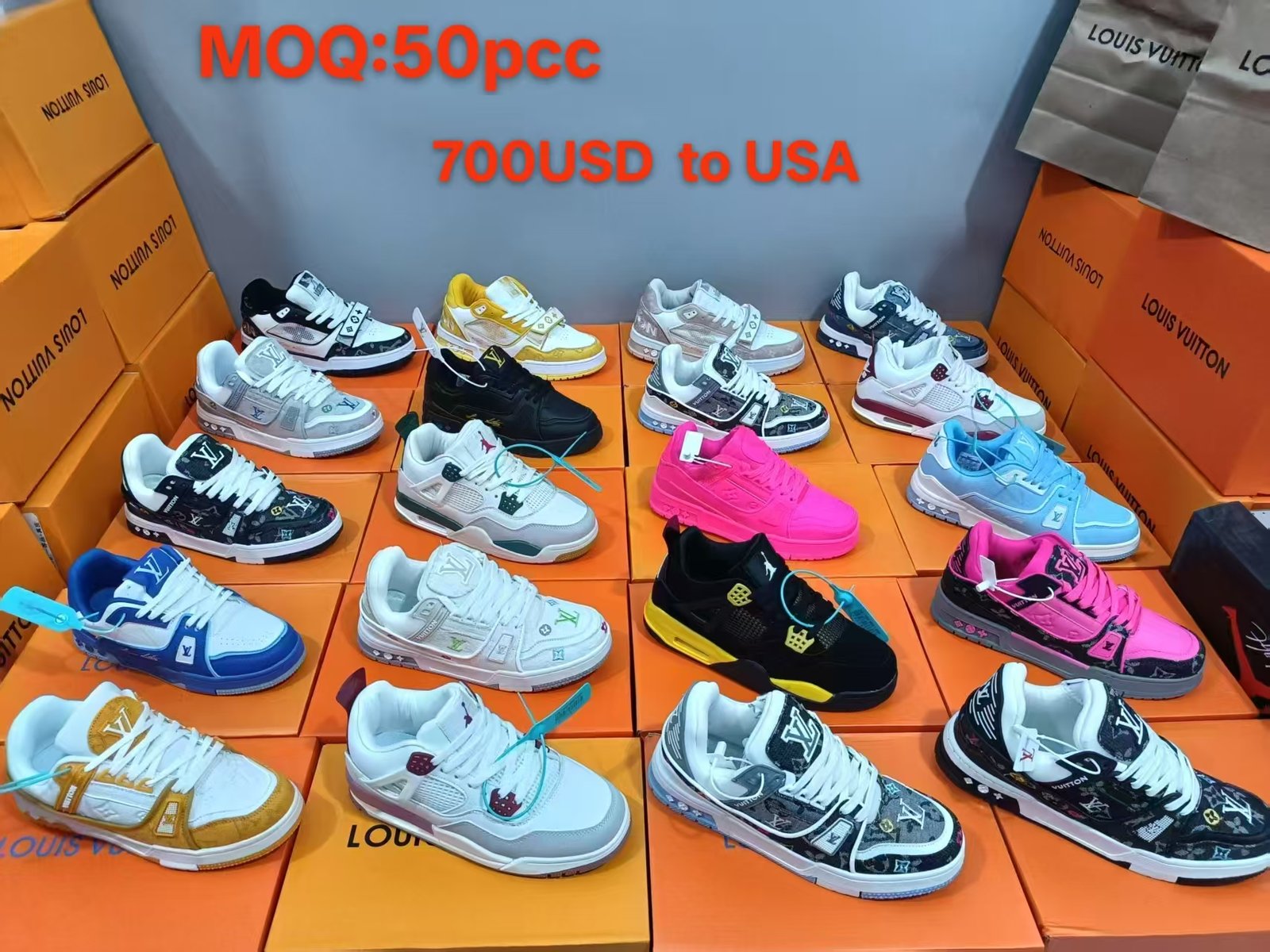 LV mixed 50pcs 700USD TO USA